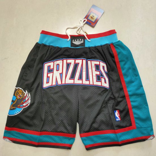 NBA Grizzlies Just don shorts noir